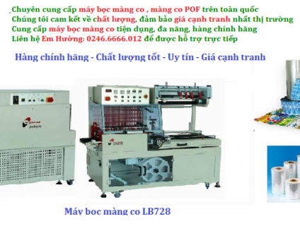 Chuyên phân phối máy bọc màng co tiện dụng , đa năng, hàng chính hãng