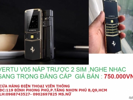 điện thoại vertu v05 nắp trượt giá rẻ q9,thủ đức,vertu v03,a8,a18,k8