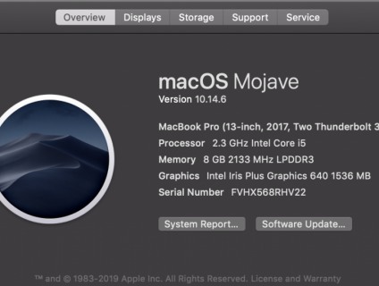 Bán Macbook pro 2017