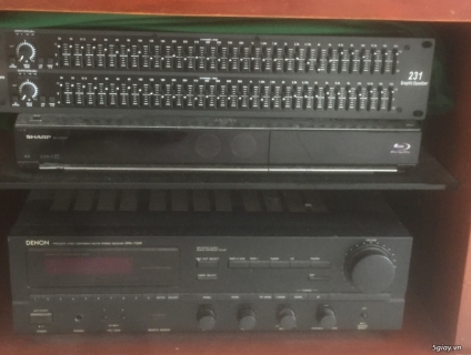 Bán dàn âm thanh  rất hay: amly Denon, loa Trio - Advent, Eq Dbx