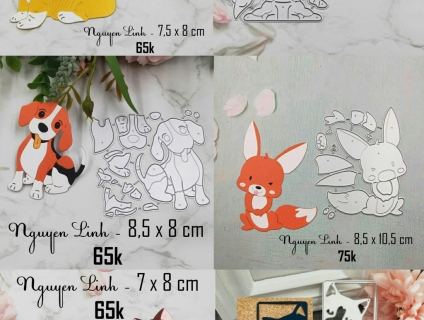 Khuôn thép làm thiệp Handmade