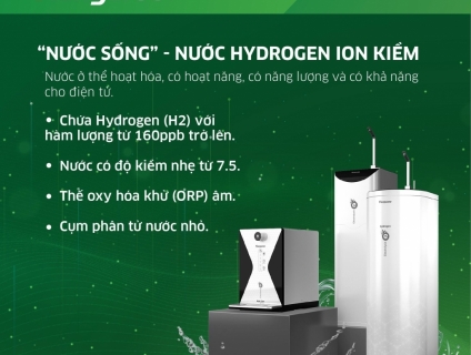 Máy lọc nước Hydrogen điện phân - KG100ES