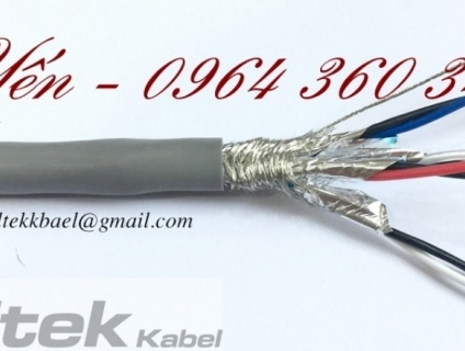 Cáp tín hiệu vặn xoắn 1p22awg có lưới chống nhiễu giá rẻ tại Hà Nội
