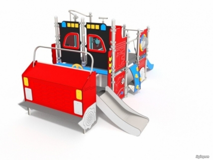 Bé tập làm chú lính cứu hỏa - Playing Fireman