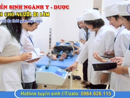 Tuyển sinh ngành y dược  -  Hệ vừa học vừa làm