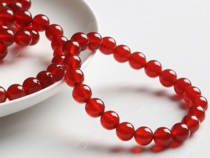 Vòng Tay Mã Não Đỏ Hợp Mệnh Hỏa, Thổ Size 10mm