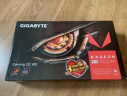 Bán VGA Gigabyte RX Vega 64 Fullbox chưa sử dụng!