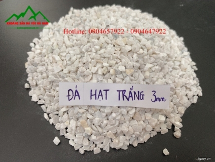 Cần bán: Đá hạt trắng 7mm sản xuất gạch vỉa hè