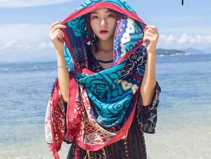 Địa chỉ mua khăn choàng thổ cẩm đi biển tphcm ở đâu?