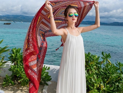 Khăn choàng đi biển tphcm mua ở đâu?