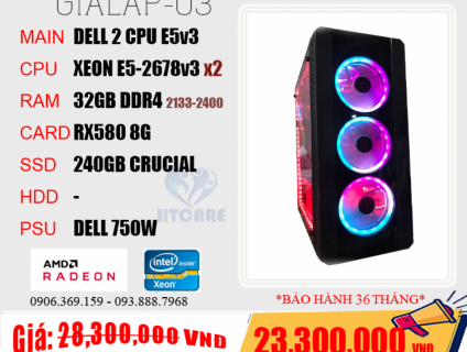 [BẢO HÀNH 3 NĂM] PC CHUYÊN GIẢ LẬP, DỰNG HÌNH, RENDER,...