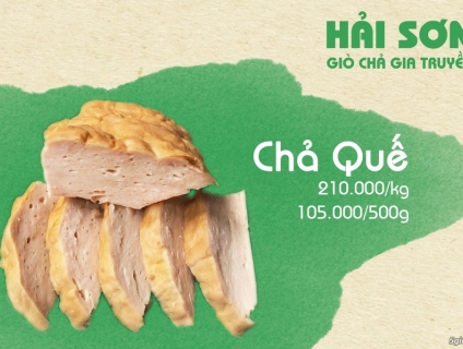 chả quế gia truyền Hải Sơn - ra lò mỗi sáng - giao hàng tận nơi