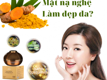 Đắp mặt nạ nghệ có hiệu quả để làm đẹp da?