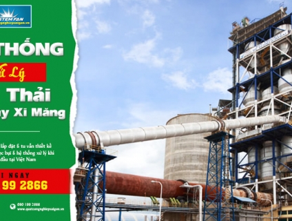 Hệ thống xử lý khí thải nhà máy Xi Măng