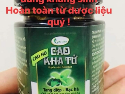 Cao trị ho cao kha tử- Trị ho hiệu quả cho cả mẹ bầu và trẻ nhỏ