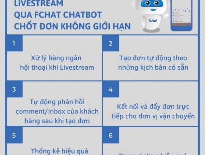 Giải pháp chốt đơn không giới hạn trong Livestream bán hàng