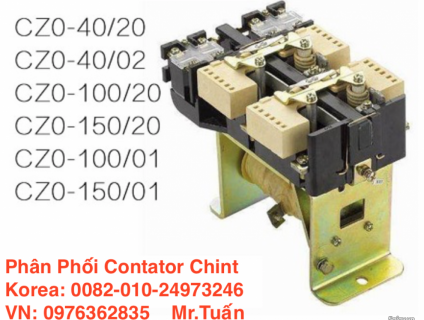 Chuyên cung cấp công tắc tơ CZ0-40C/20 hãng Chint