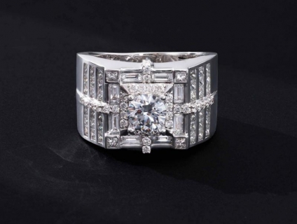 Nhẫn nam kim cương - Gợi ý cách đeo nhẫn nam