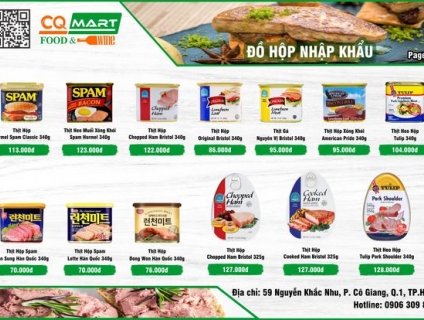 Đồ hộp nhập khẩu - Trào lưu tiêu dùng của người nội