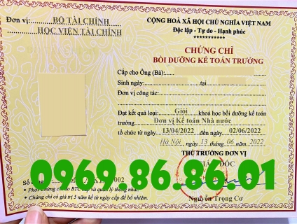 Học KẾ TOÁN TRƯỞNG tại TpHCM