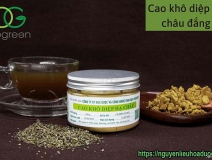 Cao khô dược liệu dùng sản xuất dược phẩm, thực phẩm bảo vệ sức khỏe