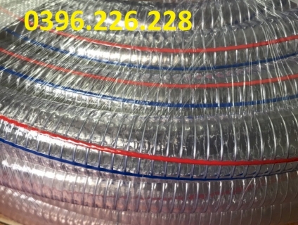 Địa chỉ cung cấp ống nhựa mềm pvc lõi thép phi 38 dày 3mm hàng có sẵn.