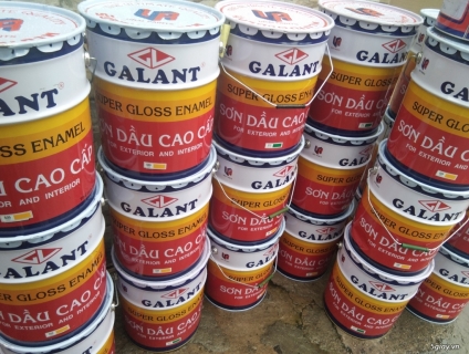 Bán sơn dầu Galant màu trắng 17.5L giá sỉ tại HCM