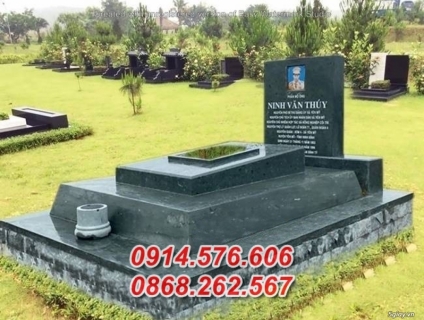 Thái Nguyên 04+ mộ bằng đá xanh rêu đẹp