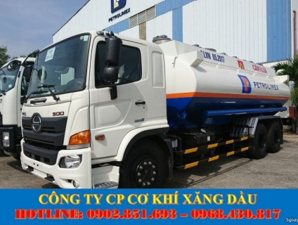 Xe bồn Hino 20 khối chở xăng dầu giá tốt giao ngay