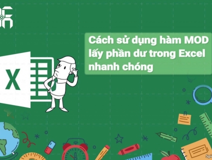 Cách sử dụng hàm MOD lấy phần dư trong Excel nhanh chóng mà bạn cần biết