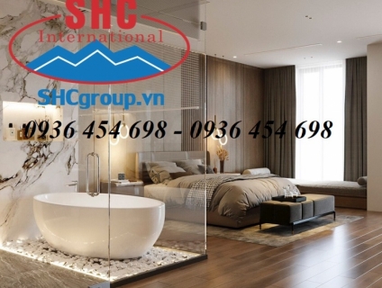 Sỏi trắng trang trí quán cafe