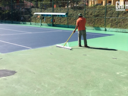 Thi công làm sân tennis trọn gói không phát sinh chi phí