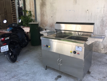 Bếp chiên nhúng tách dầu dung tich 40 lít dùng điện