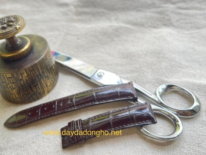 Thay Dây đông hồ Omega da cá sấu cao cấp