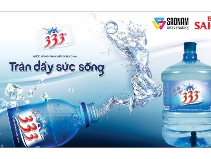 Nước uống tinh khiết đóng chai 333 - 500ml