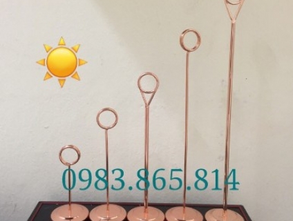 Kẹp inox, kẹp menu, kẹp số bàn, kẹp nhà hàng, kẹp số bàn tiệc, name ta