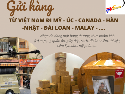 Gửi hàng hóa đi nước ngoài - 5giay.vn giá rẻ