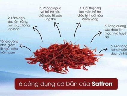 Nhụy hoa nghệ tây Dubai với tác dụng gì? Dòng thảo dược đắt nhất toàn cầu