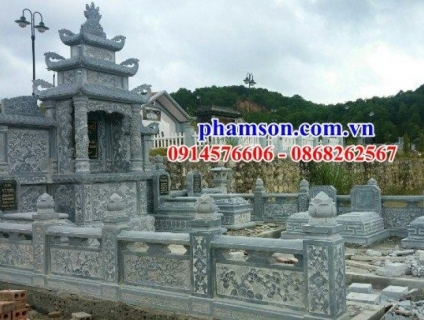 12 Mẫu hàng rào lăng mộ đẹp bằng đá