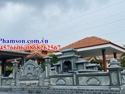 24 Mẫu hàng rào nhà mồ đá đẹp