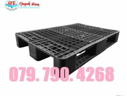Pallet Nhựa Mới 800x1200x150mm Đen