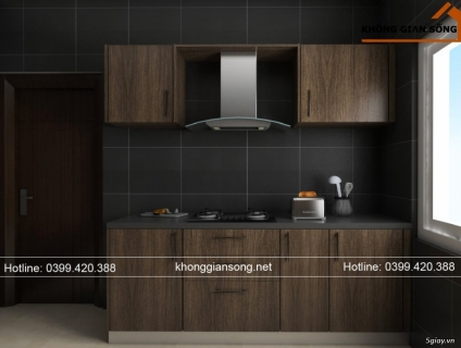 30 Mẫu tủ bếp inox mini đầy đủ công năng nhà chung cư, nhà phố