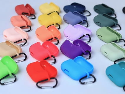 Vỏ bảo vệ tai nghe Airpods 3 silicon, Airpod thế hệ thứ 3 kèm móc khóa