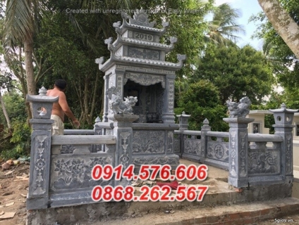 Long an 85+ mẫu lăng mộ đá đẹp bán nhà mồ