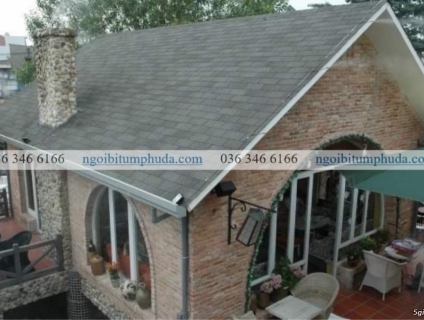 Ngói bitum phủ đá siêu bền màu chống tác động của thiên nhiên