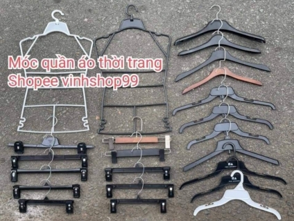 MÓC QUẦN ÁO NHỰA VÀ GỖ THỜI TRANG GIÁ RẺ HỒ CHÍ MINH