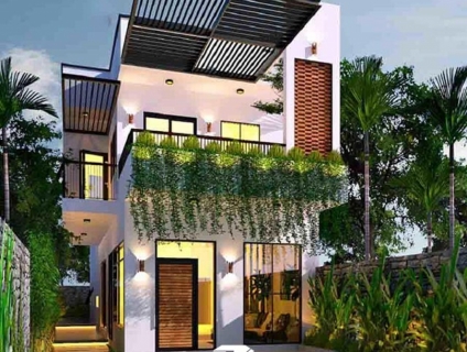 30+ Mẫu thiết kế nhà 2 tầng mặt tiền 6m đẹp