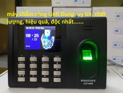 Máy chấm công vân tay và thẻ từ Ronald Jack LD-668 giá tốt nhất 5giay.vn