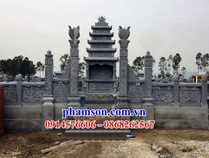 566 khánh hòa Tháp mộ để tro cốt đá đẹp