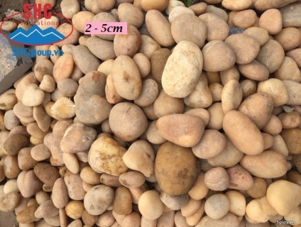 Sỏi cuội suối trang trí sân vườn